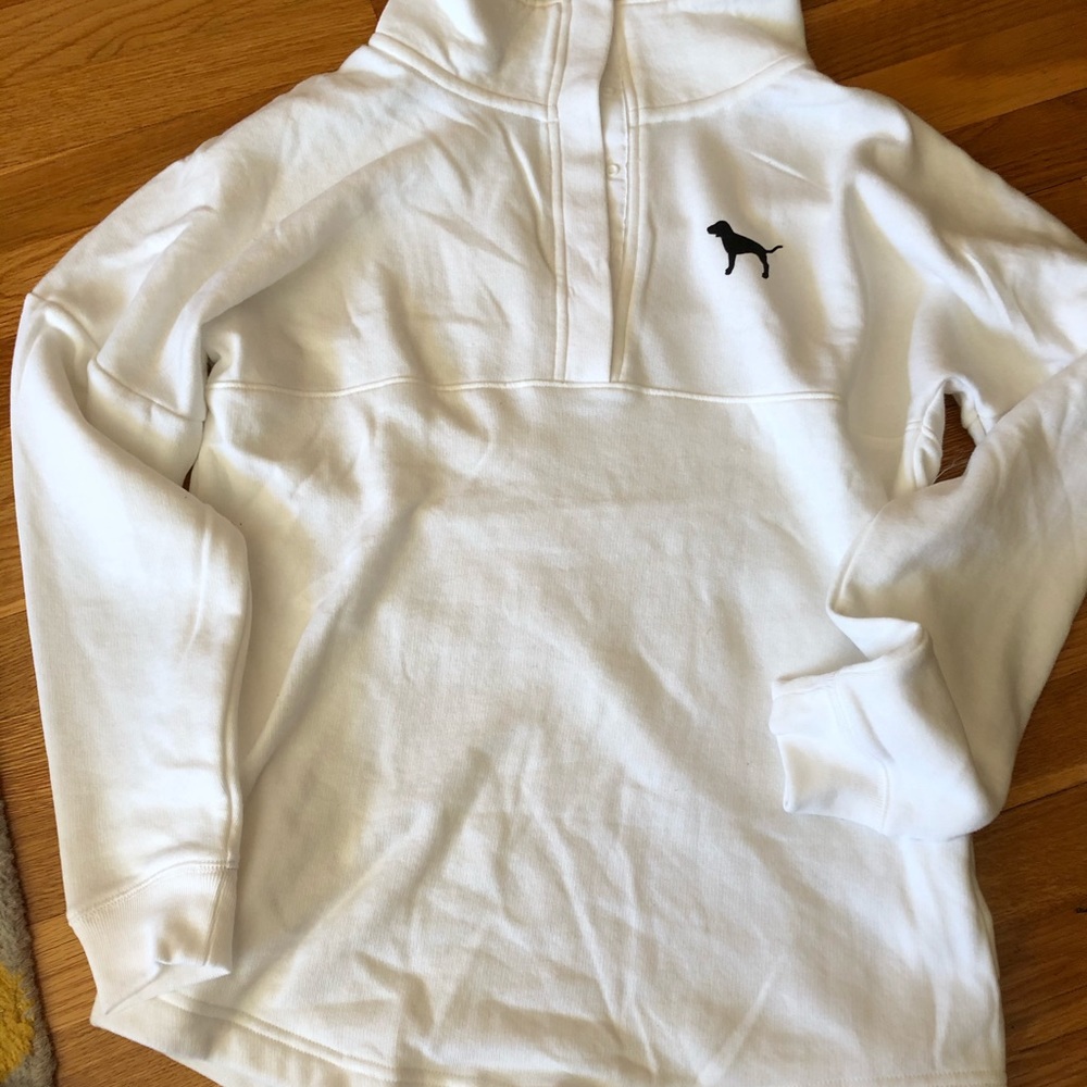 Victoria Secret pink sweatshirt with side pockets